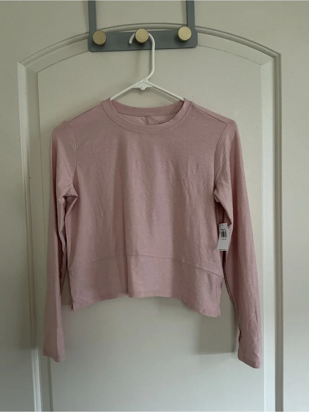 Old Navy Long-Sleeve Crewneck Top - Light Pink